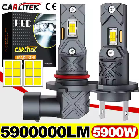 Wireless H7 H1 LED Headlight Bulbs CANBUS Lights 5900000LM H4 9012 9005 HB3 9006 H11 Mini Lamp 7545 