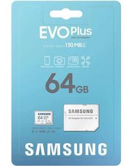 SAMSUNG 三星 130MBs 64GB 64G EVO PLUS micro SDXC SD A1 記憶卡