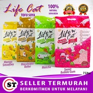 Life Cat Tofu Soya Pasir Kucing Gumpal Wangi 7 Liter Pasir Kucing Gumpal Wangi Life Cat Tofu Soya 7L - TofuSoya Cat Litter
