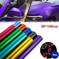 HS 30x100cm Waterproof DIY Motorcycle Sticker/ Car Styling 3D Car Matte Black Vinyl Wrap Roll Film/ Multiple Color