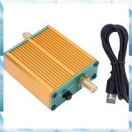 [G V W E] 0.1MHz-6GHz High Gain   Power Preamplifier 20dB Full Band Low Noise Amplifier Compact SMA 