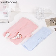 chenlongshang Silicone Hair Curling Wand Cover, Non-Slip Flat Curling Iron Insulation Mat ,Hair Straightener Storage Bag Hairdressing Tools EN