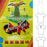 Ready Stock Baju Pagoda CHUNGKAI / Tshirt Pagoda / Singlet / Baju Butang / Zip Garuda Pagoda / 401 /