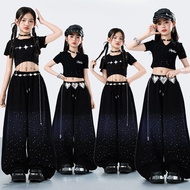 Kids Dance Outfit Hip Hop Shirt Hiphop Costume Kids Crop Top Kids Girl Jazz Dance Costume Kids Catwa
