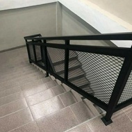 RAILING TANGGA MINIMALIS BESI HOLLO MIX JARING EXPANDA
