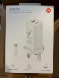 小米 65W usb+type C火牛 adapter