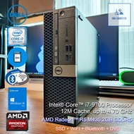 คอมพิวเตอร์ (การ์ดจอแยก 2 GB) Dell Optiplex 5070 SFF - CPU Core i7-9700 Max 4.70GHz + SSD 1 TB + WIF