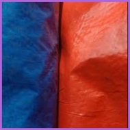 ◴ ◈ ☏ Sakolin Trapal Lona Blue Sack Blue Orange (Per Meter)