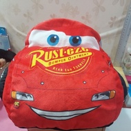 Disney Cars Transforming Plush Pillow Red Lightning McQueen/Lightning McQueen Doll Japan Secondhand