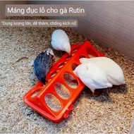 Rutin Chicken Feeder 20cm Quail Feeder Chicken Feeder for Chicks Anti-Floating Feeder Anti-Spill Fee