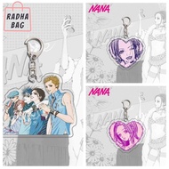 SFHDHETRR อะนิเมะนานา พวงกุญแจอะคริลินานา อะคริลิค Ai Yazawa จี้นานานานา พวงกุญแจอะคริลินานา โอซากิ 