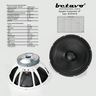 SPEAKER KOMPONEN BETAVO B18 S418/ B18S418 ORIGINAL 18 INCH