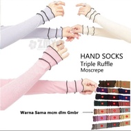 BORONG HANDSOCK TRIPLE RUFFLE