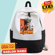 Dr Stone School Backpack Dr Stone Character School Backpack
