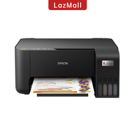 Epson L3210 – 3 in 1 (Print, Scan, Photocopy) Printer – High yield and easy to refill home/office xerox/printer [1 set of ink included]