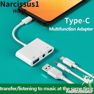 NARCISSUS Type-C to 3.5m Professional Headphone 3 in 1 Data Transmission