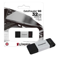 金士頓 - 32GB DataTraveler 80 USB Type-C 隨身碟 USB-C手指 DT80/32GB