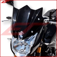 Motorcycle Black Windshield Windscreen Aluminum Kit Deflector Fairing Cover Fits For YAMAHA FZ 8 FZ8