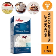 [READY STOCK] ANCHOR WHIPPING CREAM 1L / WHIPPING CREAM / BAKING/ Free Ice Pack