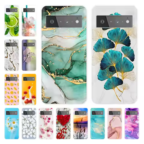 For Google Pixel 6 Pro Case Silicone Soft Clear TPU Phone Cover for Google Pixel6 Pixel 6 Pro 6A Cas