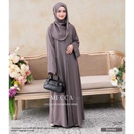 Azhar Busana Shop Mecca Maxi Dress Ceruty Babydoll Material Mix Pearl Sequins Abaya for Weddings Siz