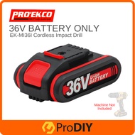 36V BATTERY ONLY for Cordless Impact Drill Bateri Boleh Cas EK-MI36I / PID-36v / PD-RS36 / EK-36i / 