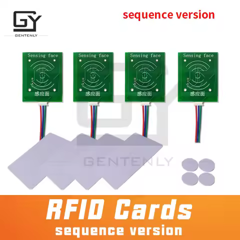 GENTENLY Escape Room Prop RFID Tags Puzzle Sequence Mode Exit Room Kit Unlocking Mechanism Anti-Thef