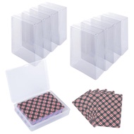 24PCS Plastic Playing Card Case Holder, Empty Playing Card Storage Box Card Game Storage Box Organiz