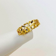 CINCIN UKIR CINCIN EMAS BANGKOK 24K GRED-A DENGAN COP 916 GOLD CINCIN EMAS KOREA DAN BANGKOK GRED-A 