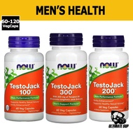 Now Foods, TestoJack 200mg, Men Sexual Health Supplement, Tribulus and ZMA, Tongkat Ali, Longjack, 60-120 Veggie Caps