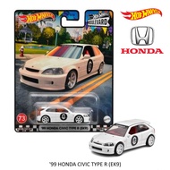 astoreshop21 โมเดลรถเหล็ก Hot wheels รุ่น 99 HONDA CIVIC TYPE R (EK9) ชุด BOULEVARD เบอร์ 73 ลิขสิทธ