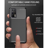 Carbon Fibre Shockproof Diamond Grid Case for Huawei P40, Huawei P40 Pro, Huawei Mate 40 Pro