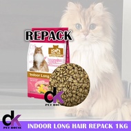 Icats Indoor Long Hair (Cat Food) 1KG (REPACK)