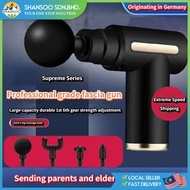 Mini Fascia Massage Gun 6 Speeds With 4 Massage Heads Vibration Massage Gun Deep Tissues Muscle Rela
