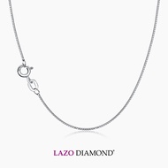 LAZO DIAMOND 375/9K White Gold Venetian Chain Necklace
