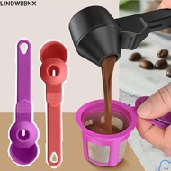LINDW99NX Protein Powder Sliding Spoon, Spill-Proof Reusable Coffee Scoop,  with Longer Handle Measu