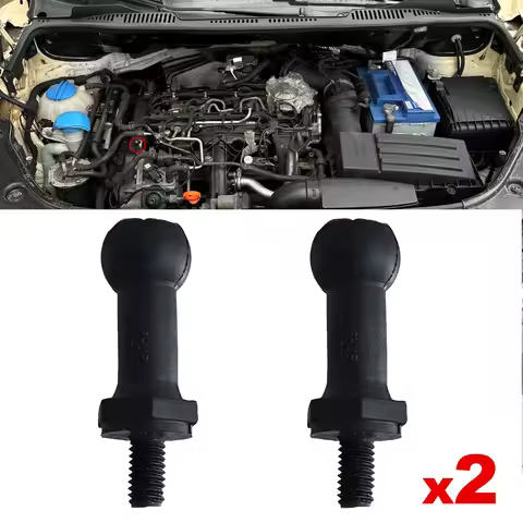 1/2PCS PLASTIC TOP COVER MOUNTING PEG BOLT for VW CADDY MK3 2K 1.6 2.0 TDI CR Engine Cover Ball Moun