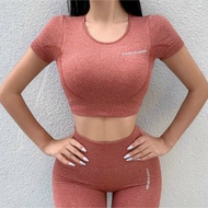Women's Knitted Gym Yoga Tops