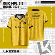 Baju Jersey ONIC MPL S 13 Kuning Home Terbaru 2024 ESport Game