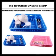 Plastic Dish Drainer/ Dish Rack/ Rak Pinggan/ Dish Drainer Kitchen Rack