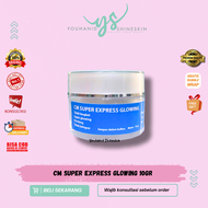 SHINESKIN CM Super express glow night cream krim malam glowing