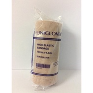 UNIGLOVES HIGH ELASTIC BANDAGE 10CMX4.5M (ROLL)