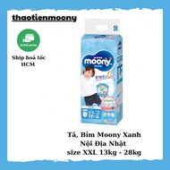 Tả Bỉm Moony Xanh Quần size XXL 26 miếng - Nội Địa Nhật