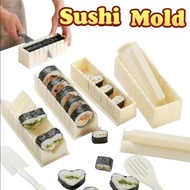 Sushi Mold Sushi Maker Tool Kit Suit Seaweed Kimbap Grinding Tool Easy DIY Sushi Mold Set Equipment