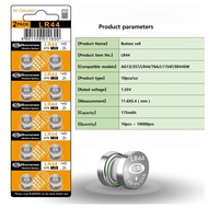 /4-50 unit LR44 bateri AG13 Button  1.5V 357 SR44 LR1154 Button bateri syiling L1154 bateri untuk ma