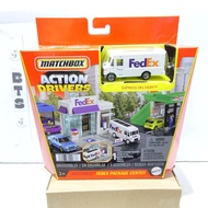 Matchbox Action Driver Express Delivery FedEx Package Center
