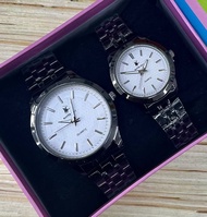 Original Master-Polo Watch Couple set Men & Women Stainless Steel Watch Jam Tangan Pasangan High Qua