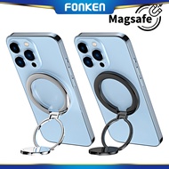 FONKEN Mag/ ที่ปลอดภัยที่จับสำหรับ iPhone แหวนใส่นิ้วแม่เหล็กโทรศัพท์มีกาว13 14 15อุปกรณ์สมาร์ทโฟน