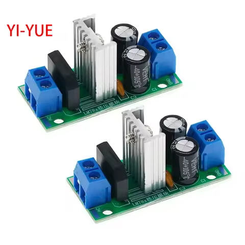 L7805 LM7812 Three-terminal Regulator Power Supply Module Rectifier Filter Power Converter 3A Rectif