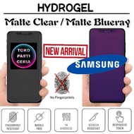 HYDROGEL BLUE MATTE PREMIUM SAMSUNG S6 EDGE S7 EDGE S8 S9 S8+ S9+ S10 S10E S10+ S20 S20+ S20 ULTRA S